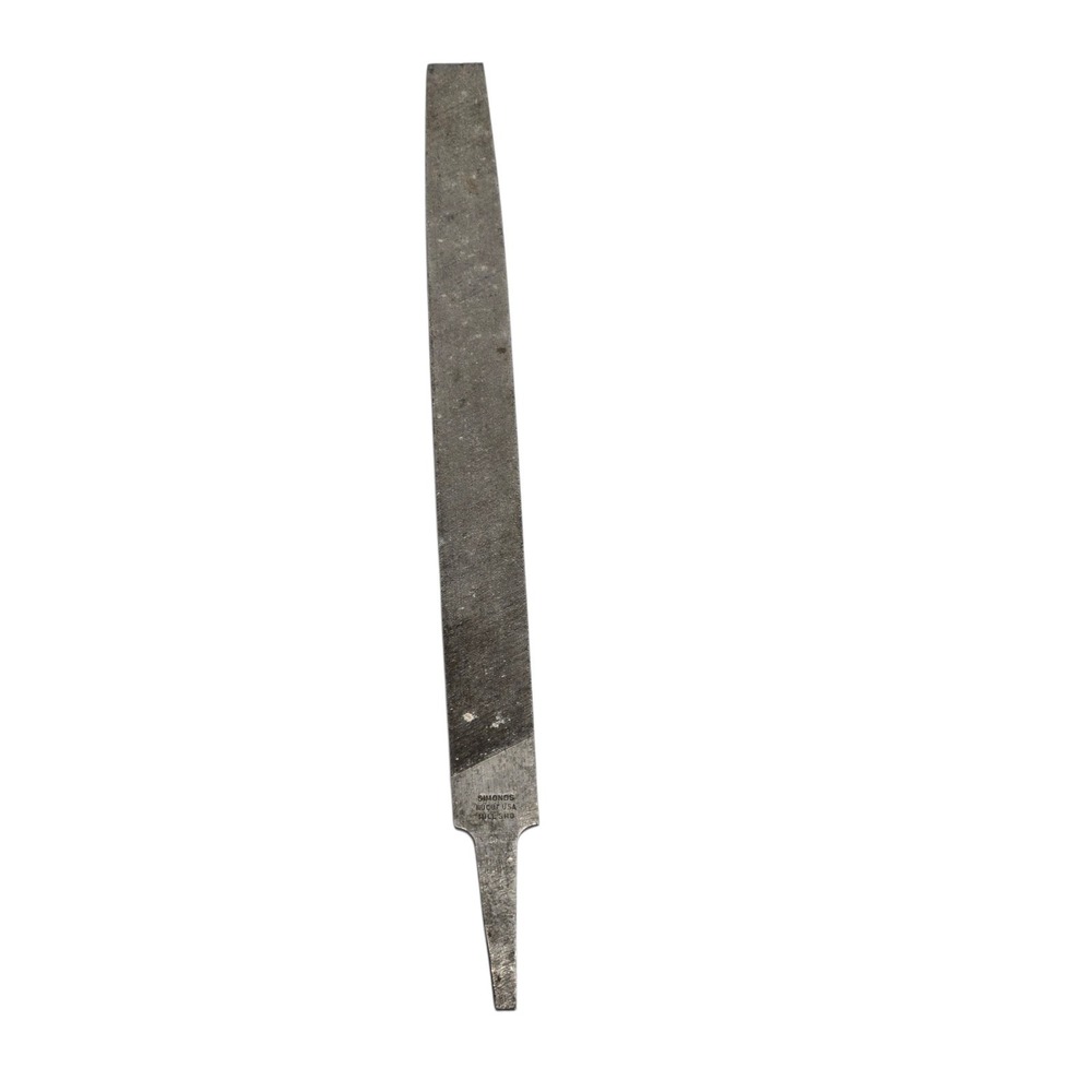 Simonds File Nucut USA Flat Bastard Double Cut Flat BD Vintage Tools